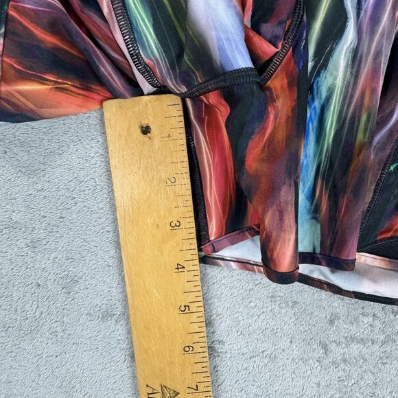 Lululemon Hotty Hot Short II Womens Running Shorts Chroma Fusion Multi/Black 4 - Picture 9 of 9